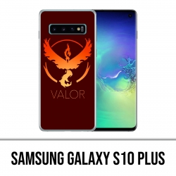 Custodia Samsung Galaxy S10 Plus - Pokemon Go Team Red Grunge