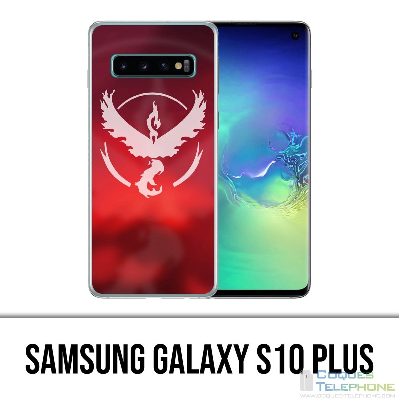 Coque Samsung Galaxy S10 PLUS - Pokémon Go Team Rouge