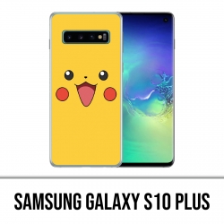 Carcasa Samsung Galaxy S10 Plus - Tarjeta de identificación Pokémon Pikachu