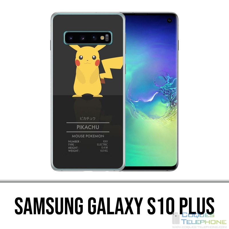 Coque Samsung Galaxy S10 PLUS - Pokémon Pikachu