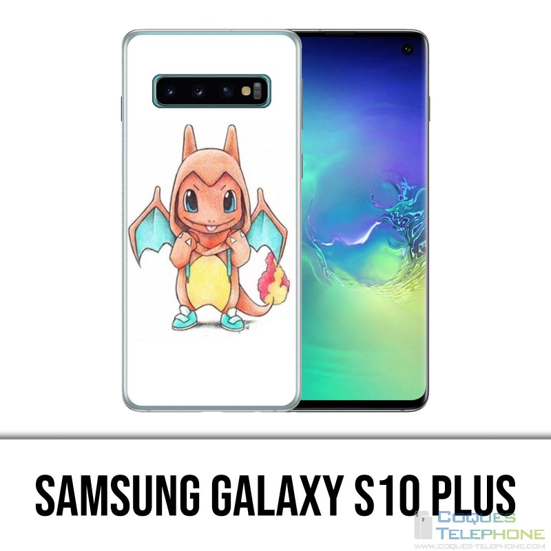 Custodia Samsung Galaxy S10 Plus - Baby Pokémon Salameche
