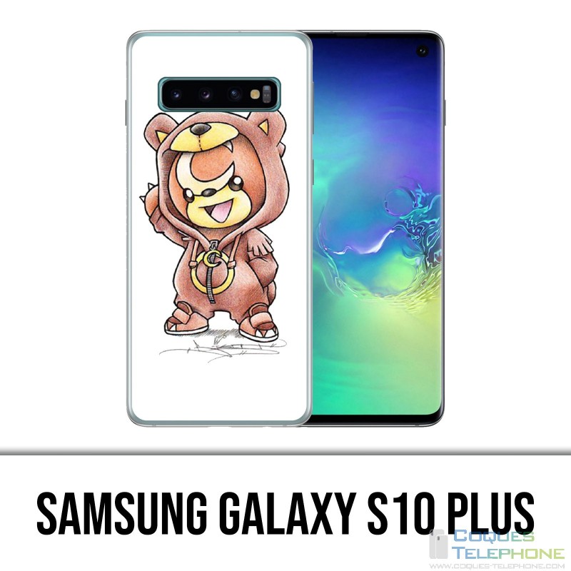 Carcasa Samsung Galaxy S10 Plus - Pokémon Bebé Teddiursa