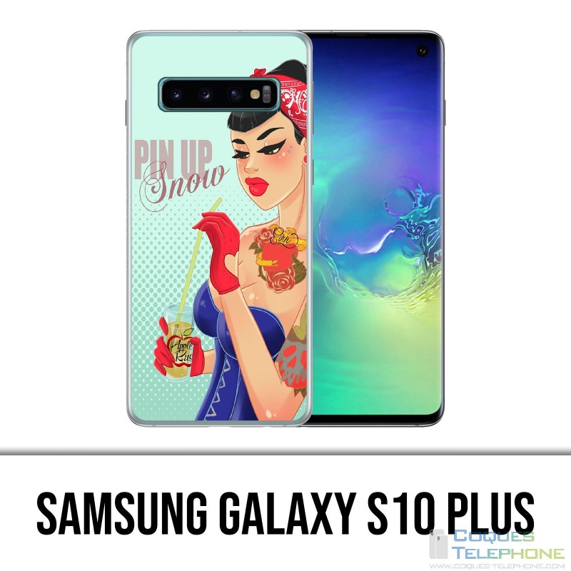 Coque Samsung Galaxy S10 PLUS - Princesse Disney Blanche Neige Pinup