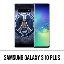 Coque Samsung Galaxy S10 PLUS - PSG Logo Grunge