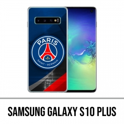 Coque Samsung Galaxy S10 PLUS - PSG Logo Metal Chrome