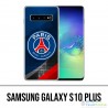 Samsung Galaxy S10 Plus Hülle - PSG Logo Metal Chrome