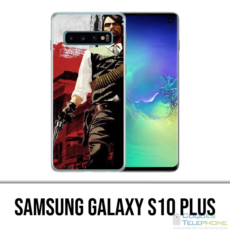 Samsung Galaxy S10 Plus Hülle - Red Dead Redemption Sun