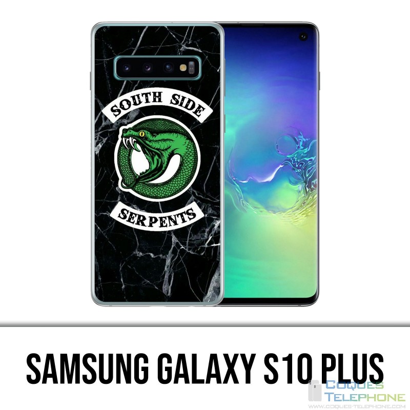 Carcasa Samsung Galaxy S10 Plus - Mármol de serpiente Riverdale South Side