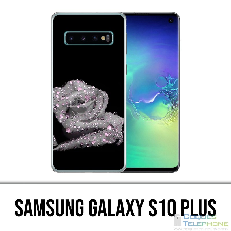 Carcasa Samsung Galaxy S10 Plus - Gotas rosadas