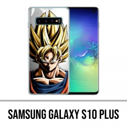 Samsung Galaxy S10 Plus Hülle - Sangoku Wall Dragon Ball Super