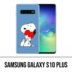 Coque Samsung Galaxy S10 PLUS - Snoopy Coeur