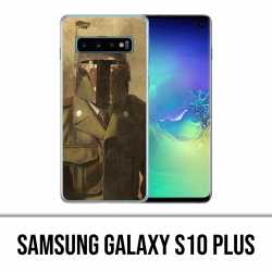 Carcasa Samsung Galaxy S10 Plus - Vintage Star Wars Boba Fett