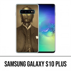 Carcasa Samsung Galaxy S10 Plus - Vintage Star Wars C3Po