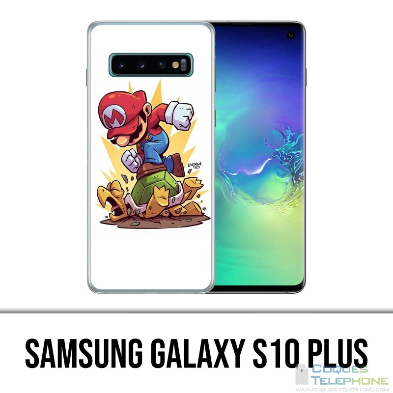 Custodia Samsung Galaxy S10 Plus - Cartone animato Super Mario Turtle