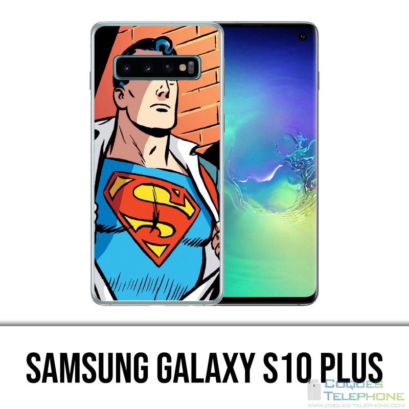 Coque Samsung Galaxy S10 PLUS - Superman Comics