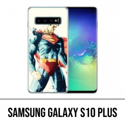Carcasa Samsung Galaxy S10 Plus - Superman Paintart