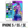 Custodia per iPhone 5 / 5S / SE - Fortnite Logo Glow