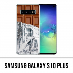 Samsung Galaxy S10 Plus Hülle - Alu Chocolate Tablet