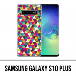 Samsung Galaxy S10 Plus Hülle - Dreieck Mehrfarben