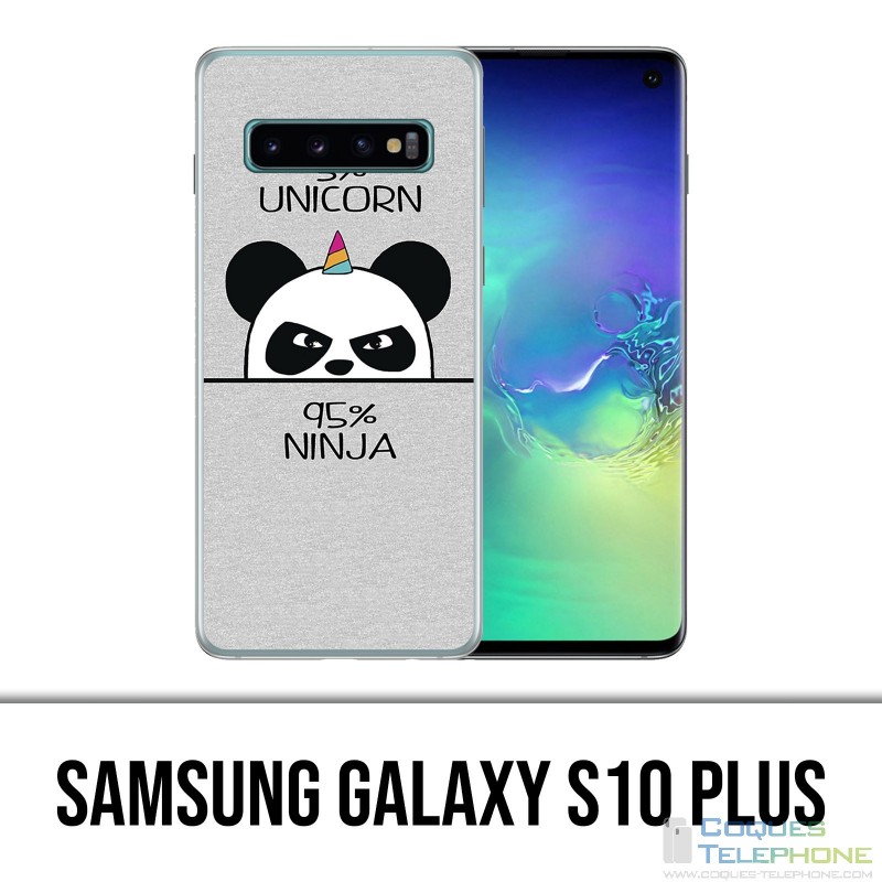 Carcasa Samsung Galaxy S10 Plus - Unicornio Ninja Panda Unicornio