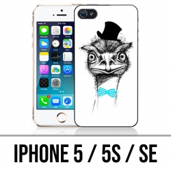 Custodia per iPhone 5 / 5S / SE - Struzzo divertente