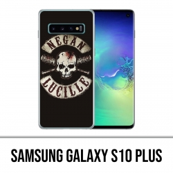 Coque Samsung Galaxy S10 PLUS - Walking Dead Logo Negan Lucille