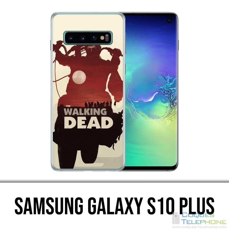 Coque Samsung Galaxy S10 PLUS - Walking Dead Moto Fanart