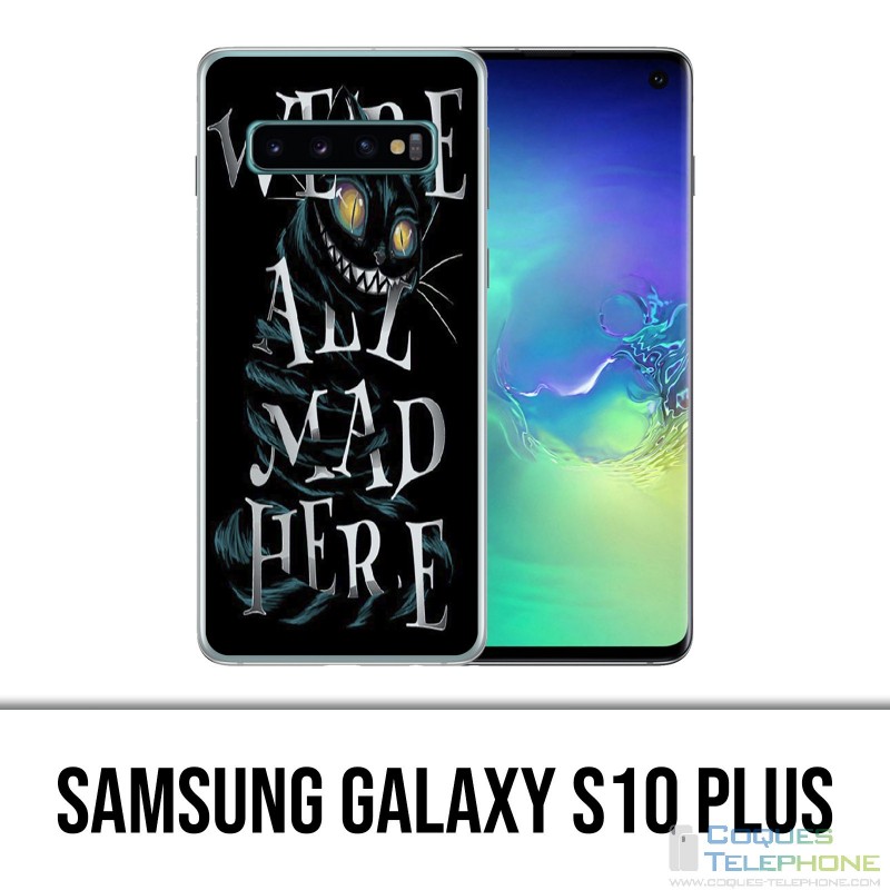 Samsung Galaxy S10 Plus Case - Were All Mad Here Alice In Wonderland