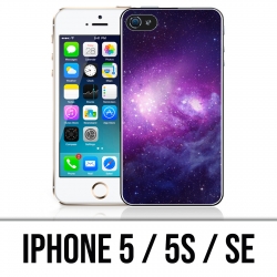 IPhone 5 / 5S / SE case - Purple galaxy