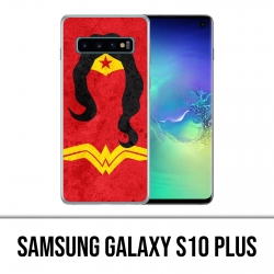 Carcasa Samsung Galaxy S10 Plus - Arte de la Mujer Maravilla