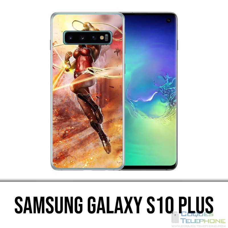Coque Samsung Galaxy S10 PLUS - Wonder Woman Comics