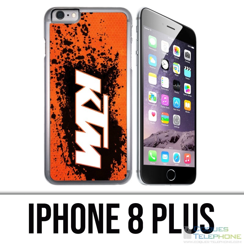 Custodia per iPhone 8 Plus - Ktm Logo Galaxy