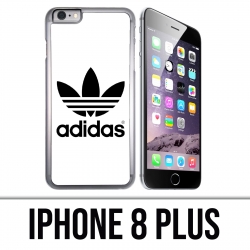 Coque iPhone 8 PLUS - Adidas Classic Blanc