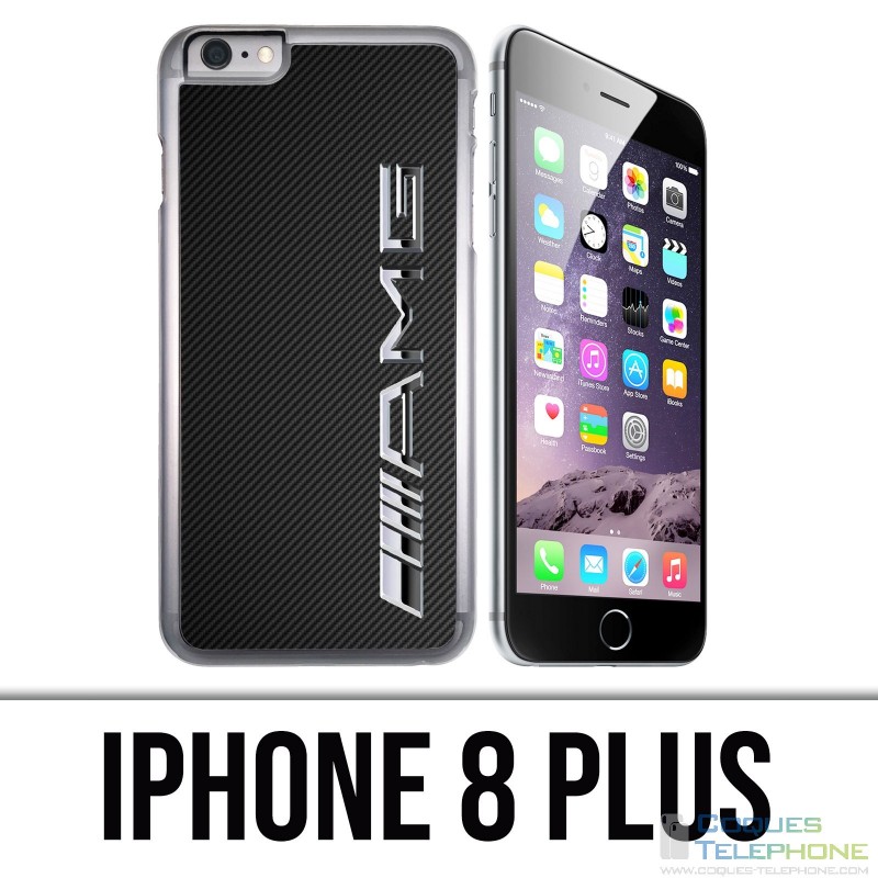 IPhone 8 Plus Case - Amg Carbon Logo