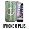 Custodia per iPhone 8 Plus - Anchor Marine Wood