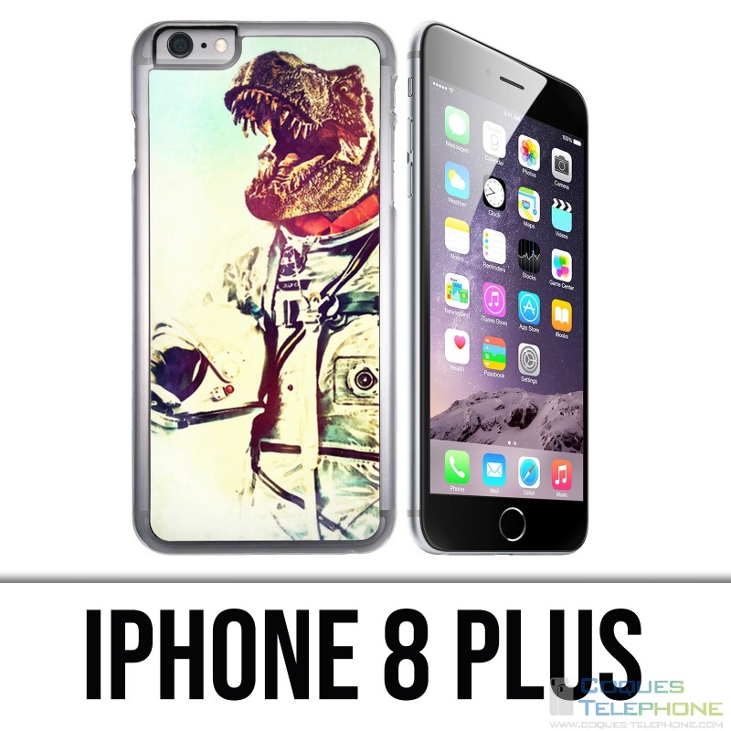 Funda iPhone 8 Plus - Animal Astronaut Dinosaur