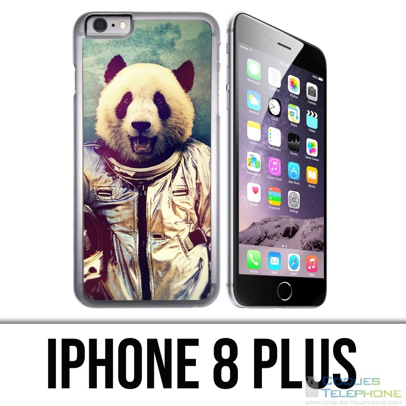 Coque iPhone 8 PLUS - Animal Astronaute Panda