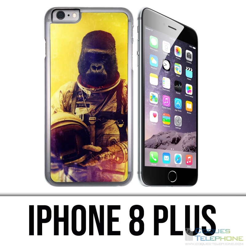 Custodia per iPhone 8 Plus - Animal Astronaut Monkey