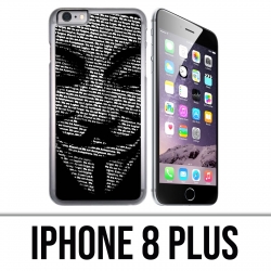 Coque iPhone 8 Plus - Anonymous 3D