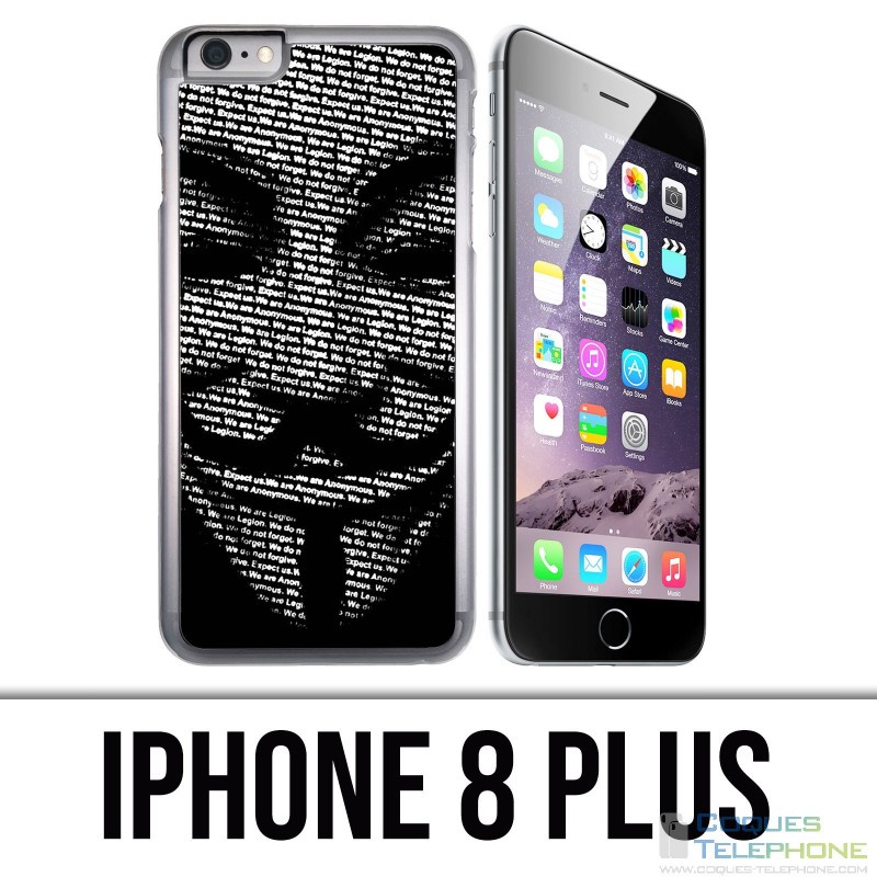 IPhone 8 Plus Hülle - Anonymes 3D