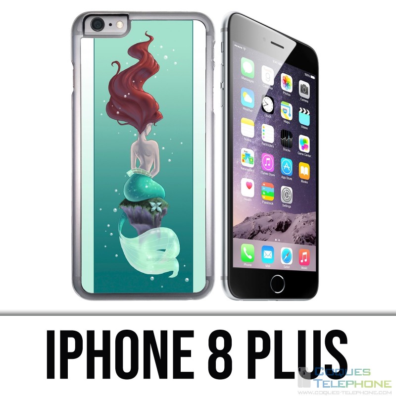 Coque iPhone 8 PLUS - Ariel La Petite Sirène