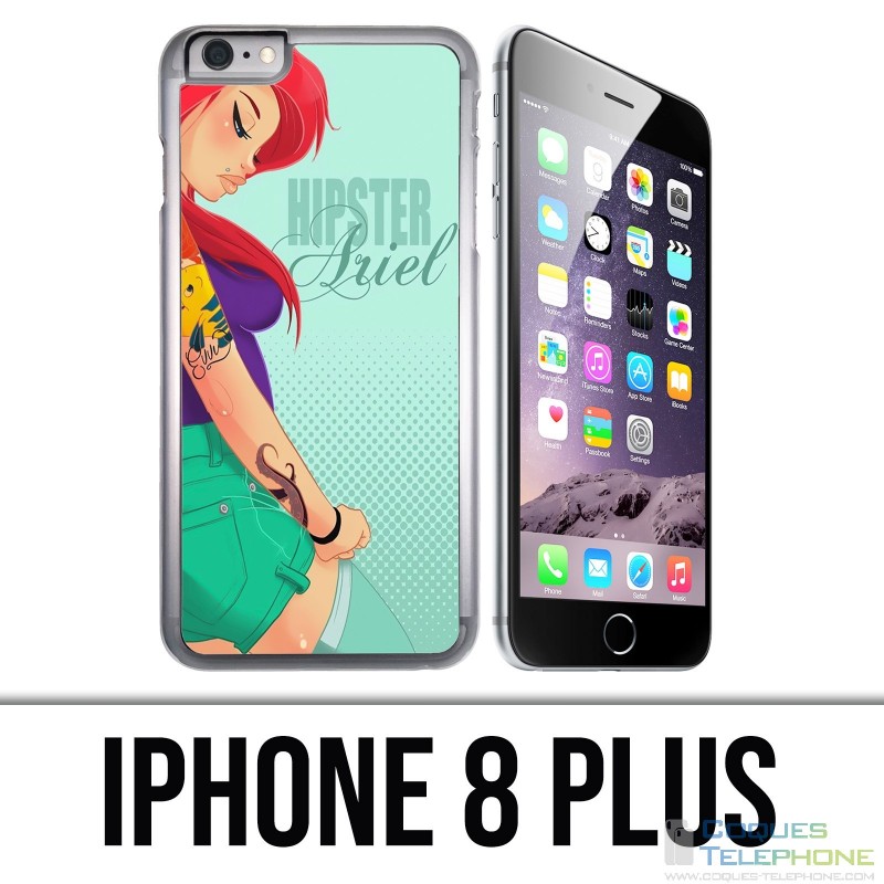 IPhone 8 Plus Case - Ariel Hipster Mermaid