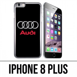 Custodia per iPhone 8 Plus - Logo Audi in metallo