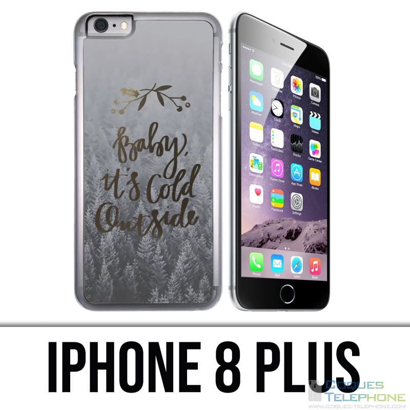 Coque iPhone 8 PLUS - Baby Cold Outside