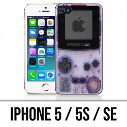 Coque iPhone 5 / 5S / SE - Game Boy Color Violet