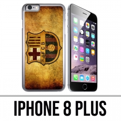 Coque iPhone 8 PLUS - Barcelone Vintage Football