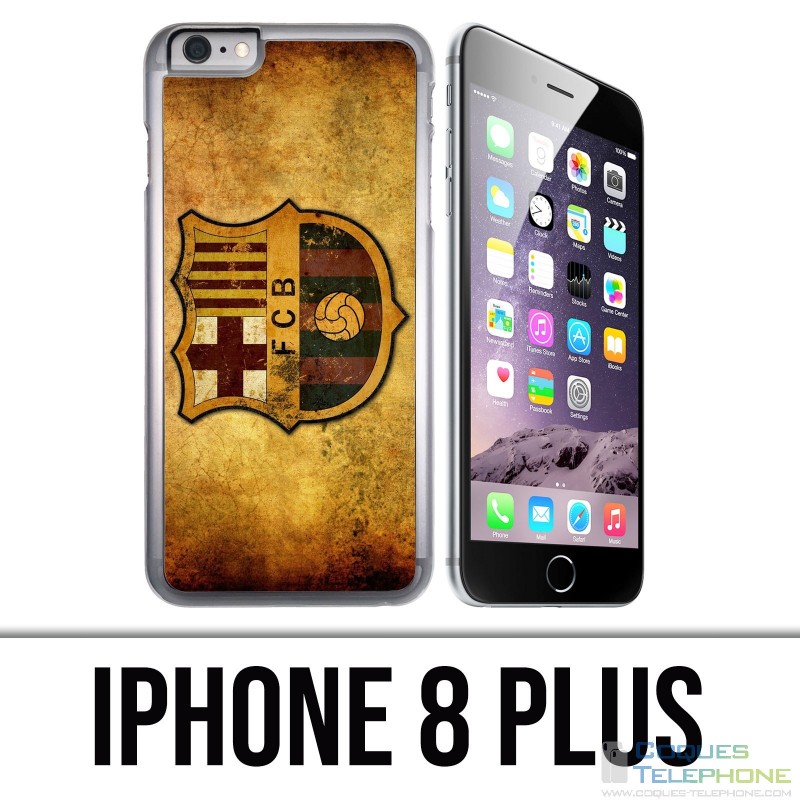 IPhone 8 Plus Hülle - Barcelona Vintage Fußball