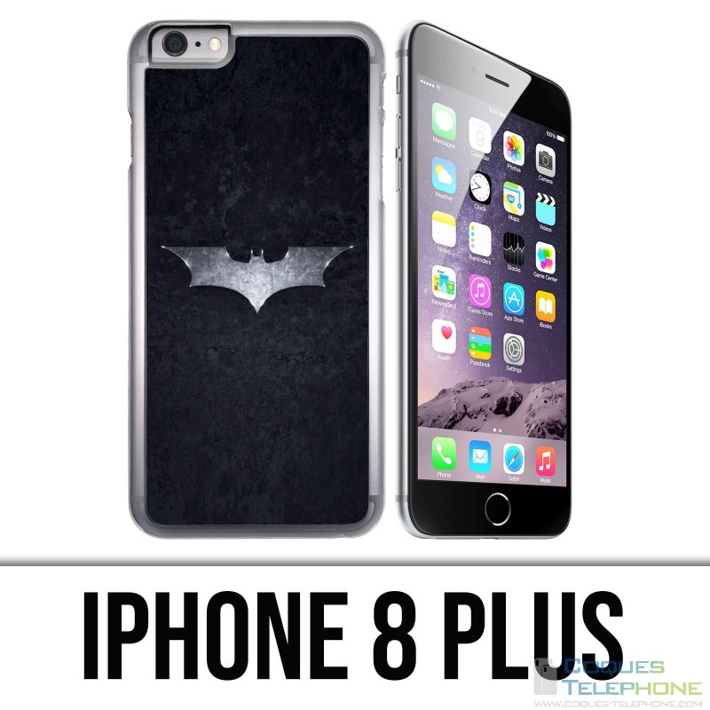 Custodia per iPhone 8 Plus - Batman Dark Knight Logo
