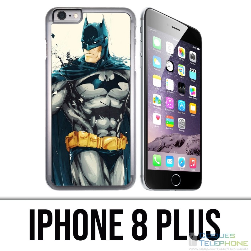 Funda para iPhone 8 Plus - Batman Paint Art