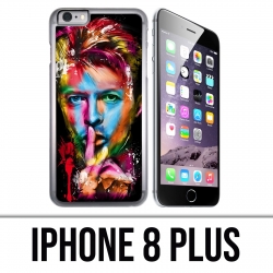 Coque iPhone 8 PLUS - Bowie Multicolore